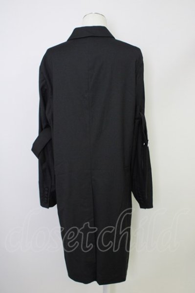 画像2: NO ID. BLACK / コート.TRストレッチボンテージチェスター 3 ブラック T-24-03-06-020-NO-ou-YM-ZT265 (2)