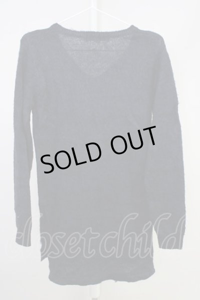 画像2: FUGA / ニット.Rancher モヘア混ロング'15AW 44 ネイビー T-24-03-06-004-FU-to-YM-ZT266 (2)