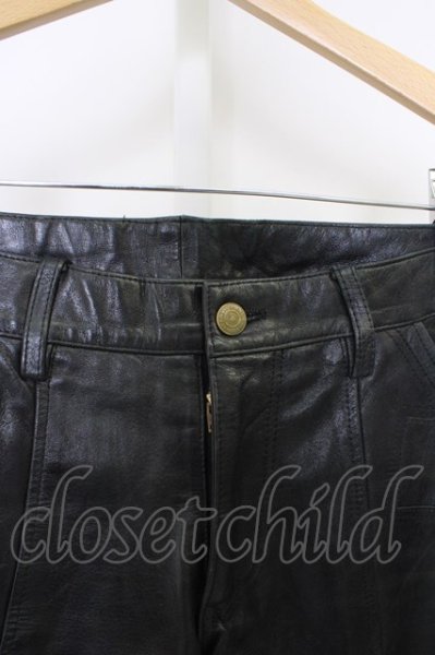 画像3: TORNADO MART / パンツ.バッファローレザーフレア L ブラック T-24-03-06-021-TO-pa-YM-ZT-ML016 (3)