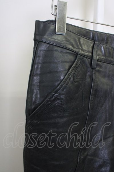 画像4: TORNADO MART / パンツ.バッファローレザーフレア L ブラック T-24-03-06-021-TO-pa-YM-ZT-ML016 (4)