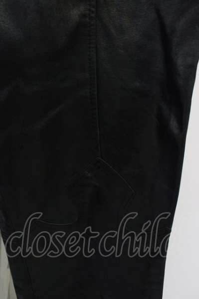 画像6: TORNADO MART / パンツ.バッファローレザーフレア L ブラック T-24-03-06-021-TO-pa-YM-ZT-ML016 (6)