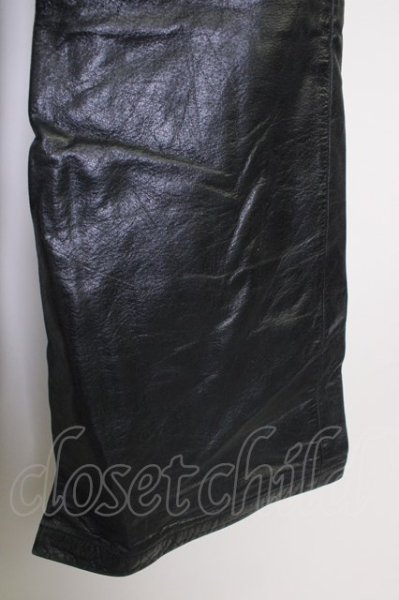 画像9: TORNADO MART / パンツ.バッファローレザーフレア L ブラック T-24-03-06-021-TO-pa-YM-ZT-ML016 (9)