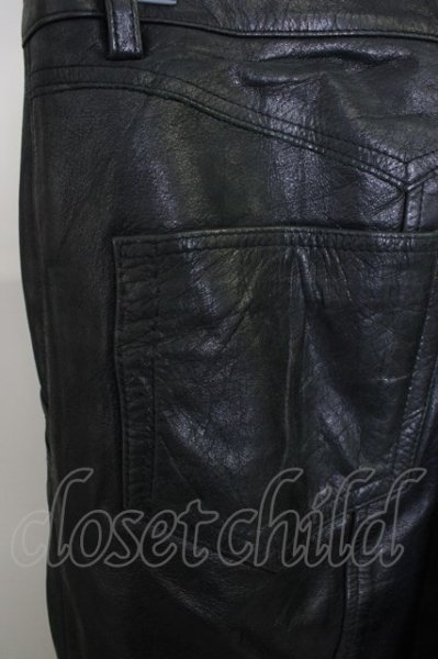 画像10: TORNADO MART / パンツ.バッファローレザーフレア L ブラック T-24-03-06-021-TO-pa-YM-ZT-ML016 (10)