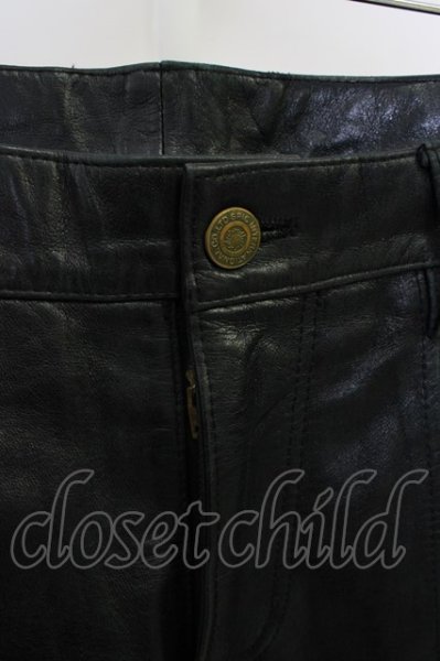 画像12: TORNADO MART / パンツ.バッファローレザーフレア L ブラック T-24-03-06-021-TO-pa-YM-ZT-ML016 (12)