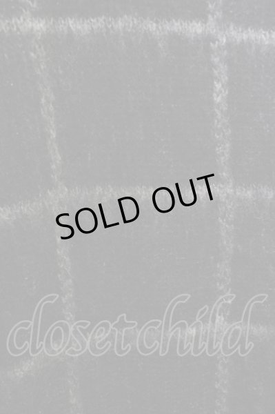 画像5: GOSTAR DE FUGA / ニット.【タグ付き】ZEPHKR ブロックチェック 44 ブラック T-24-03-06-005-GO-to-YM-ZT266 (5)