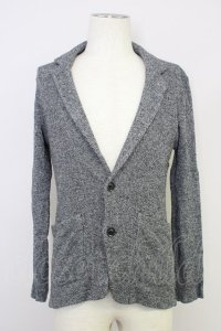 【WINTERセール】GOSTAR DE FUGA / ジャケット.Sensitive ニットテーラード'13SS 44 グレー T-24-03-06-008-GO-ja-YM-ZT266