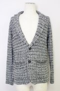 【WINTERセール】FUGA / ジャケット.Respect ツイードニットテーラード'14SS 44 ミックス T-24-03-06-009-FU-ja-YM-ZT266