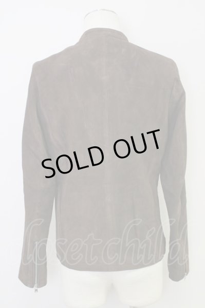 画像2: GOSTAR DE FUGA / ジャケット.ラムレザーシングルライダース'18AW 44 ブラウン（スウェード） T-24-03-06-011-GO-ja-YM-ZT-ML034 (2)