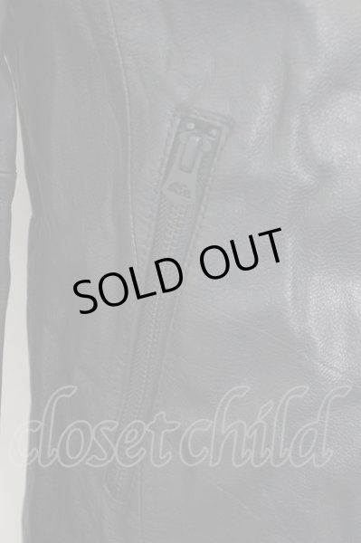 画像5: CIVARIZE / ジャケット.Preciousゴートレザーライダース'14AW 44 ブラック T-24-03-06-014-CI-ja-YM-ZT-M107 (5)