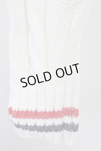 画像5: VANQUISH / カーディガン.トリコロールショール S ホワイト T-24-03-08-001-VA-to-YM-ZT249 (5)