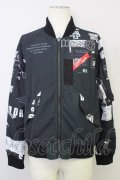 【WINTERセール】JACKROSE / ジャケット.リバーシブルMA-1 3 ブラック T-24-03-08-011-JA-ja-YM-ZT-M103