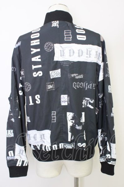 画像2: JACKROSE / ジャケット.リバーシブルMA-1 3 ブラック T-24-03-08-011-JA-ja-YM-ZT-M103 (2)