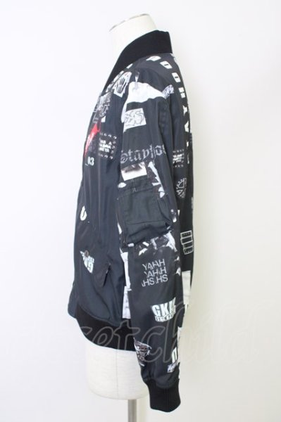 画像3: JACKROSE / ジャケット.リバーシブルMA-1 3 ブラック T-24-03-08-011-JA-ja-YM-ZT-M103 (3)