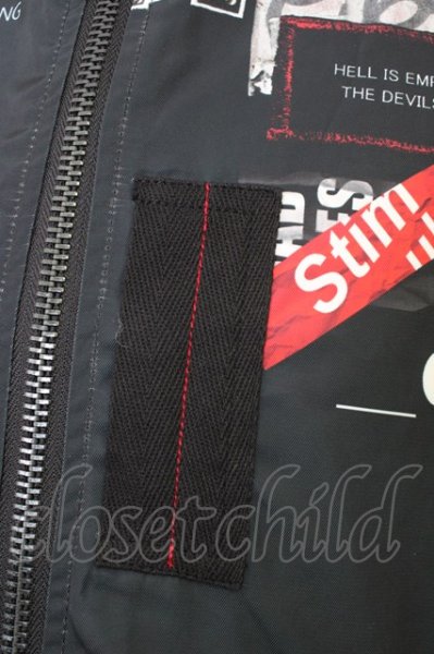 画像5: JACKROSE / ジャケット.リバーシブルMA-1 3 ブラック T-24-03-08-011-JA-ja-YM-ZT-M103 (5)