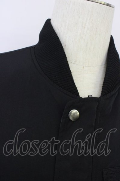 画像12: JACKROSE / ジャケット.リバーシブルMA-1 3 ブラック T-24-03-08-011-JA-ja-YM-ZT-M103 (12)