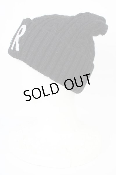 画像2: MARDIGRAS(SADS清春) / キャップ.KUR刺繍ニット  ブラック T-24-03-11-014-MA-za-YM-ZT205 (2)