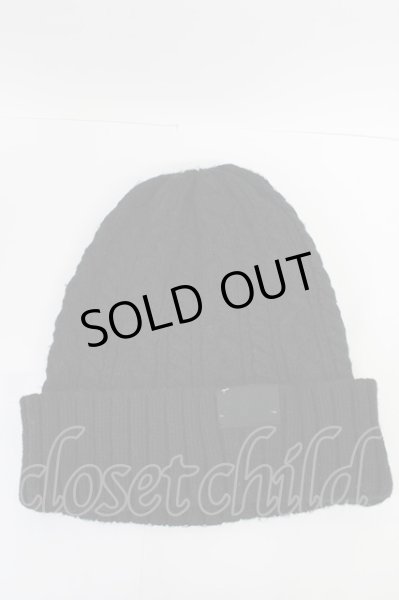 画像4: MARDIGRAS(SADS清春) / キャップ.LYRICS刺繍ニット  ブラック T-24-03-11-016-MA-za-YM-ZT205 (4)