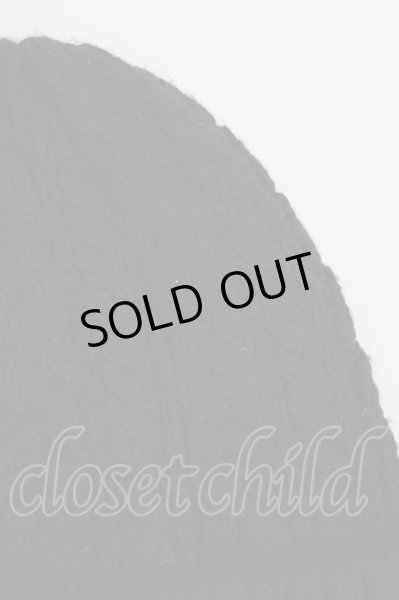 画像5: MARDIGRAS(SADS清春) / キャップ.LYRICS刺繍ニット  ブラック T-24-03-11-016-MA-za-YM-ZT205 (5)