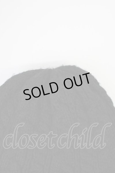 画像6: MARDIGRAS(SADS清春) / キャップ.LYRICS刺繍ニット  ブラック T-24-03-11-016-MA-za-YM-ZT205 (6)