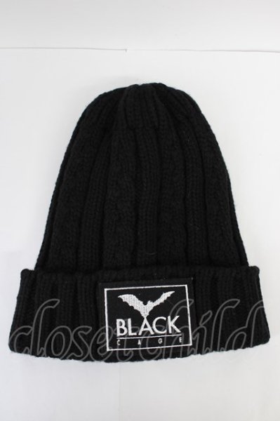 画像3: MARDIGRAS(SADS清春) / キャップ.BLACK CAGEパッチニット  ブラック T-24-03-11-017-MA-za-YM-ZT309 (3)