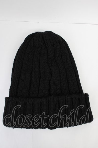 画像4: MARDIGRAS(SADS清春) / キャップ.BLACK CAGEパッチニット  ブラック T-24-03-11-017-MA-za-YM-ZT309 (4)