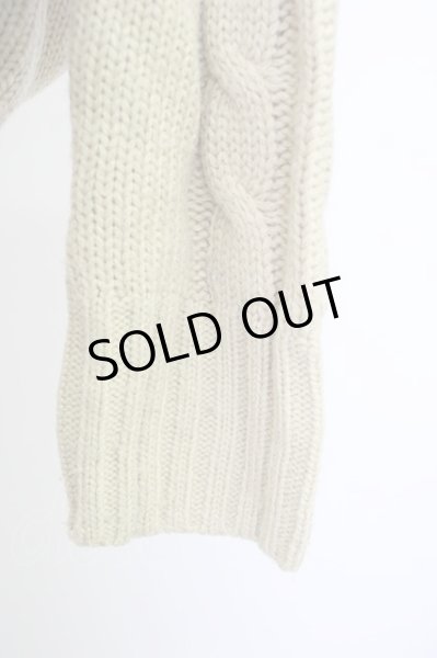 画像5: Roshell / ニット.ケーブル編みタートルネック M ライトブラウン T-24-03-11-001-Ro-to-YM-ZT207 (5)