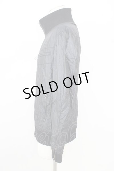 画像3: JACKROSE / ジャケット.スタンドリブネックナイロン 4 ブラック T-24-03-11-009-JA-ja-YM-ZT-M104 (3)