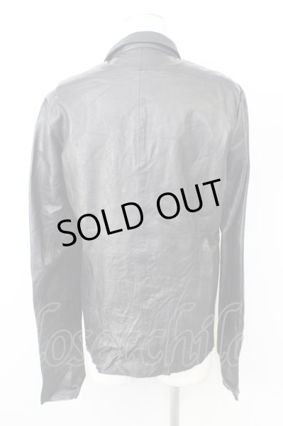 画像2: Moonage Devilment(清春) / シャツ.S'exprimerコラボ ホースレザー 46 ブラック T-24-03-11-010-Mo-sh-YM-ZT-M104 (2)