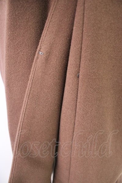 画像5: NIL DUE / NIL UN / コート.LONG HOODIE OVER COAT F ダークブラウン T-24-03-11-012-NI-ou-YM-ZT-M104 (5)