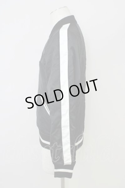 画像3: Black by VANQUISH / ジャケット.リバーシブルスカジャン S ブラックｘホワイト T-24-03-19-001-Bl-ja-YM-ZT-M109 (3)