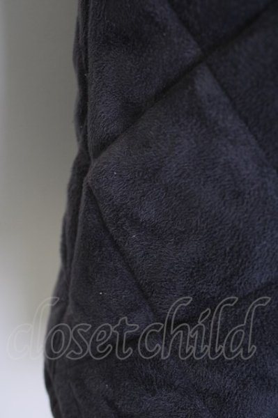 画像7: NO ID. / ジャケット.フェイクスウェードダイヤキルティングフーデッド 2 ネイビー T-24-03-19-005-NO-ja-YM-ZT-M109 (7)