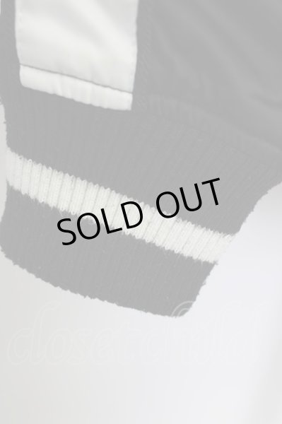 画像7: Black by VANQUISH / ジャケット.リバーシブルスカジャン S ブラックｘホワイト T-24-03-19-001-Bl-ja-YM-ZT-M109 (7)