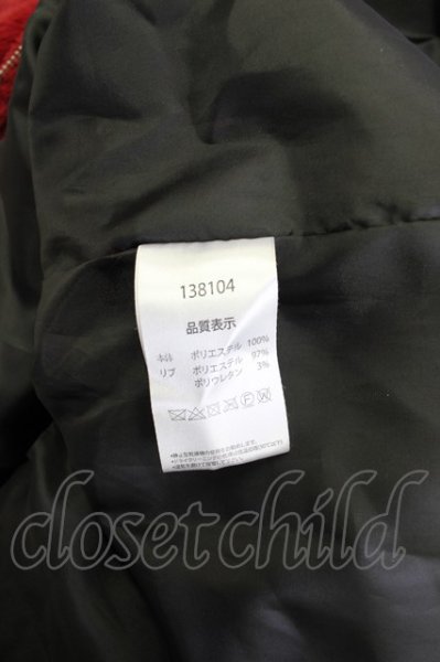 画像10: CavariA / ジャケット.ファーフードブルゾン 46 レッドxブラック T-24-03-19-007-Ca-ja-YM-ZT-M109 (10)