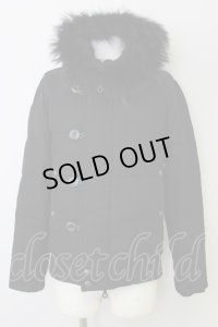 【セール】VANQUISH / ジャケット.チャイニーズラクーン中綿 M ブラック T-24-03-25-005-VA-ou-YM-ZT-M103