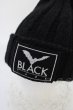 画像4: MARDIGRAS(SADS清春) / キャップ.BLACK CAGEパッチニット  ブラック T-24-04-10-013-MA-za-YM-ZT133 (4)