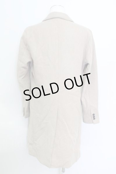 画像2: GOSTAR DE FUGA / コート.スーパー120メルトンウールロングチェスター 46 ベージュ T-24-04-10-003-GO-ou-YM-ZT-M105 (2)