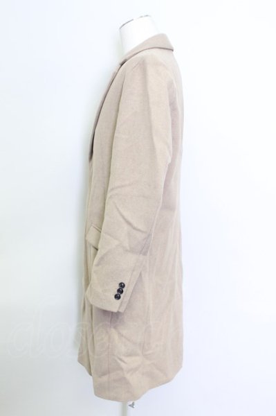 画像3: GOSTAR DE FUGA / コート.スーパー120メルトンウールロングチェスター 46 ベージュ T-24-04-10-003-GO-ou-YM-ZT-M105 (3)
