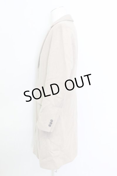 画像3: GOSTAR DE FUGA / コート.スーパー120メルトンウールロングチェスター 46 ベージュ T-24-04-10-003-GO-ou-YM-ZT-M105 (3)