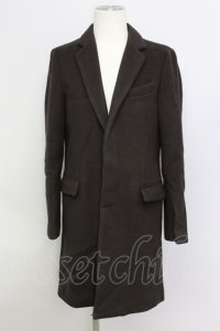 【WINTERセール】GOSTAR DE FUGA / コート.BISHU PREMIUM PUBLIC　ウールチェスター 44 ダークブラウン T-24-04-10-004-GO-ou-YM-ZT-M105