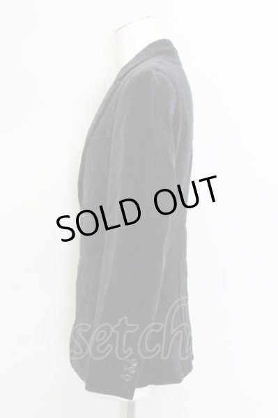 画像3: TORNADO MART / ジャケット.ベロアピークドラペルテーラード2B M ブラック T-24-04-10-005-TO-ja-YM-ZT-M105 (3)