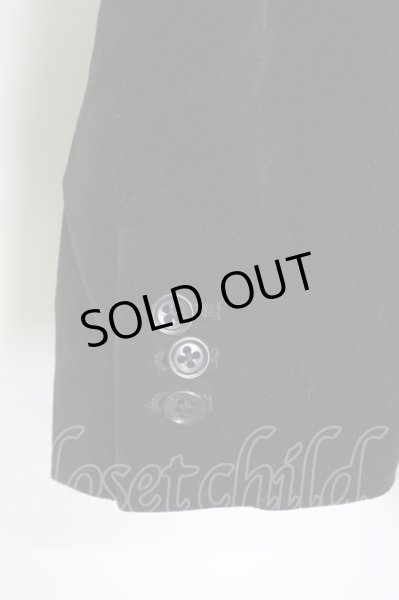 画像7: TORNADO MART / ジャケット.ベロアピークドラペルテーラード2B M ブラック T-24-04-10-005-TO-ja-YM-ZT-M105 (7)