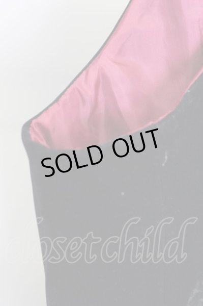 画像6: TORNADO MART / ベスト.ローズ刺繍ベロア M ブラックｘボルドー T-24-04-10-001-TO-to-YM-ZT (6)