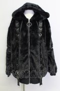 【WINTERセール】REFLEM / パーカー.Dカンファー F ブラックｘシルバー T-24-04-10-008-RE-to-YM-ZT-M101