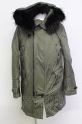 【WINTERセール】BLACKBARRETT / コート.ラクーンファーツイルモッズ【現在買取対象外】 1 カーキ T-24-04-10-009-BL-ou-YM-ZT-M103