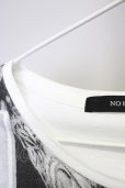 画像6: NO ID. BLACK / CROSSプリントTシャツ ONE ホワイト T-24-04-23-017-NO-ts-YM-ZT199