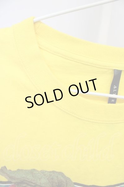 画像3: ALTER VENOMV / スーパービッグアップルプリントTシャツ  イエロー T-24-04-23-020-AL-ts-YM-ZT199 (3)