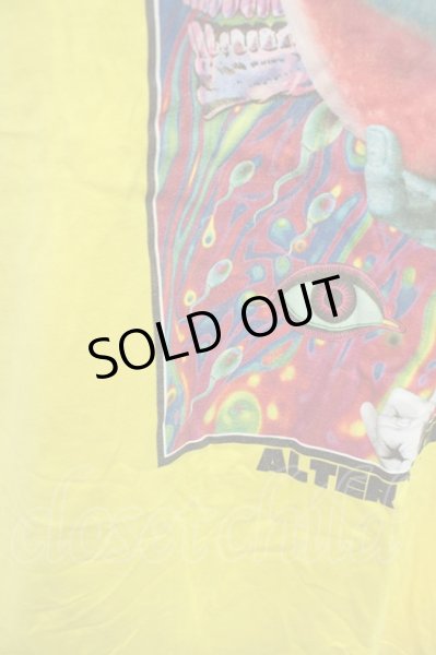 画像5: ALTER VENOMV / スーパービッグアップルプリントTシャツ  イエロー T-24-04-23-020-AL-ts-YM-ZT199 (5)