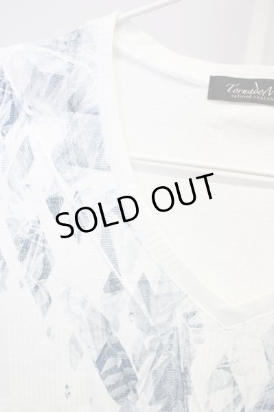 画像3: TORNADO MART / フェザーネックTシャツ’17SS L ホワイト T-24-04-23-009-TO-ts-YM-ZT199 (3)