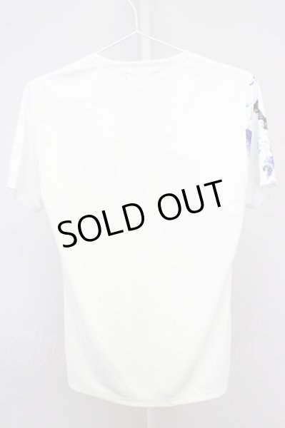 画像2: TORNADO MART / ダークフラワープリントTシャツ M ホワイト T-24-04-23-011-TO-ts-YM-ZT199 (2)