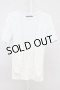 GOSTAR DE FUGA / グラデーションニットTシャツ 44 サックスｘホワイト T-24-04-23-002-GO-to-YM-ZT287